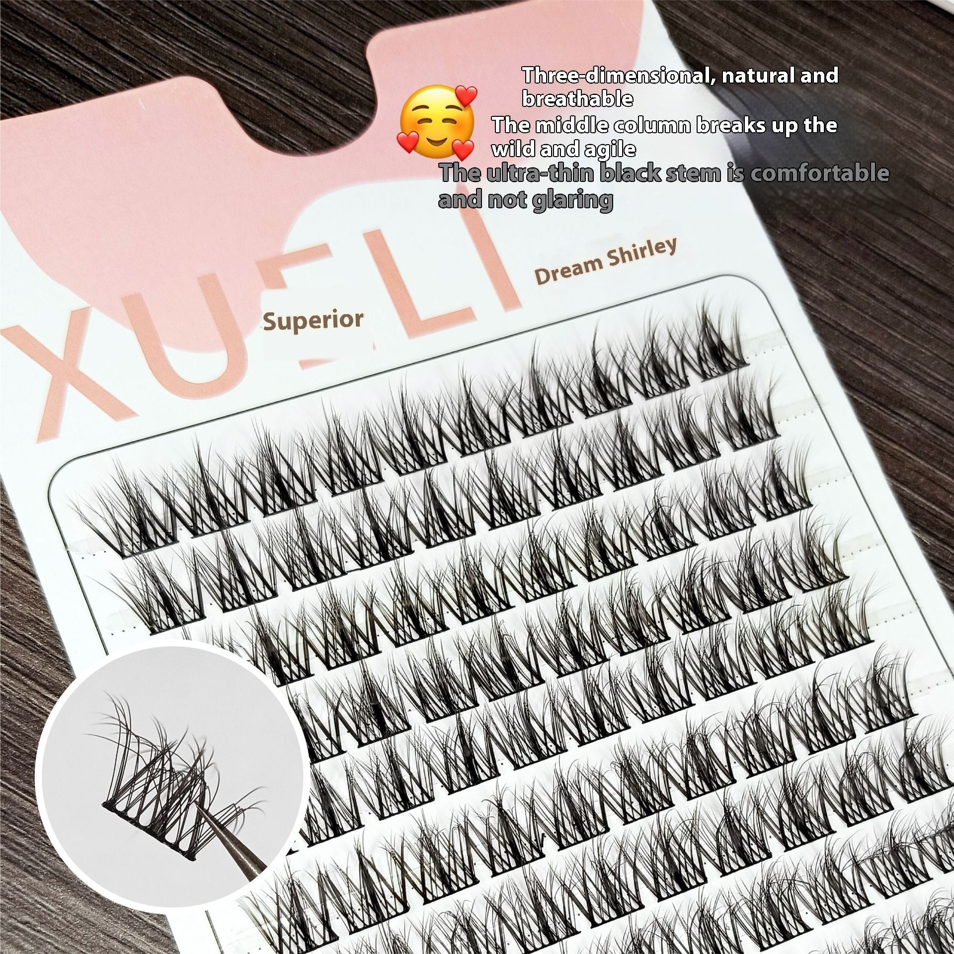 Glue-Free 5D Mink Eyelashes in Various Rows for False the United States - Teleplus united states chf false eyelashes