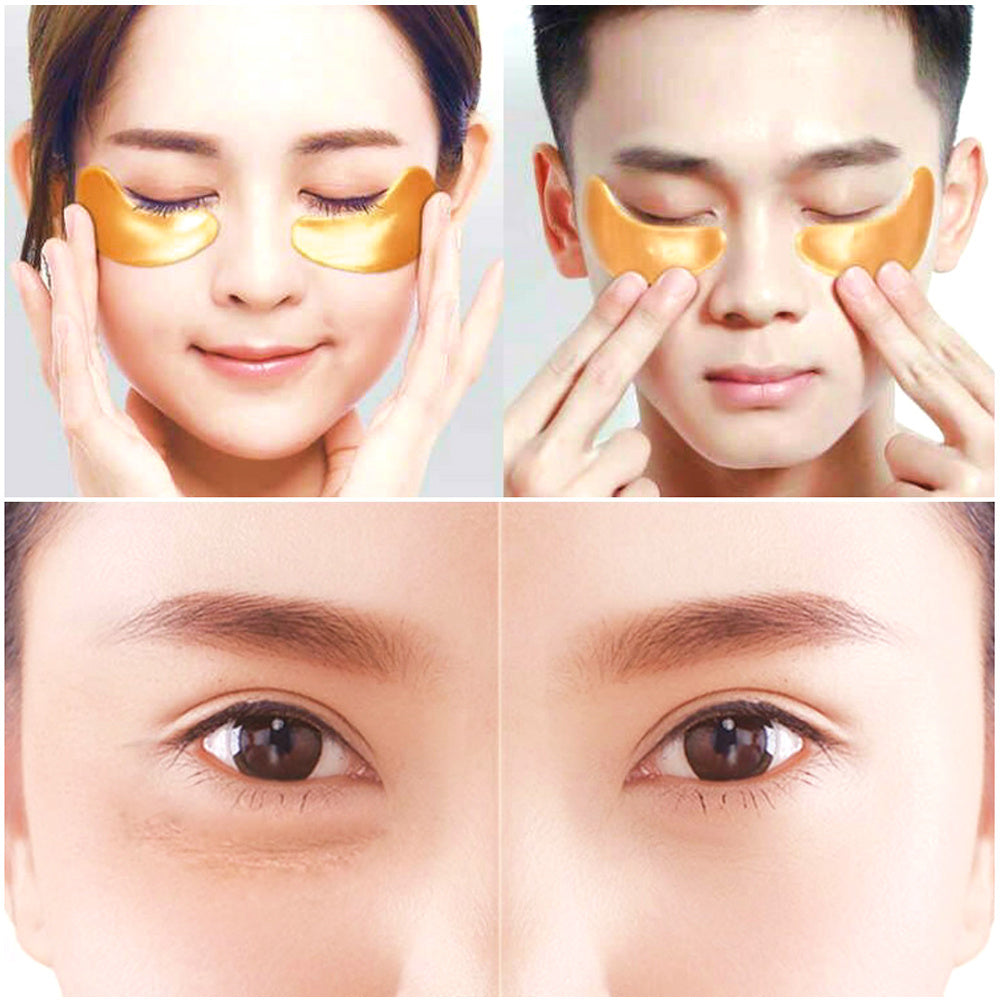 Gold Collagen Eye Mask - Bye Bye Bags with Gold Collagen Eye Mask Magic