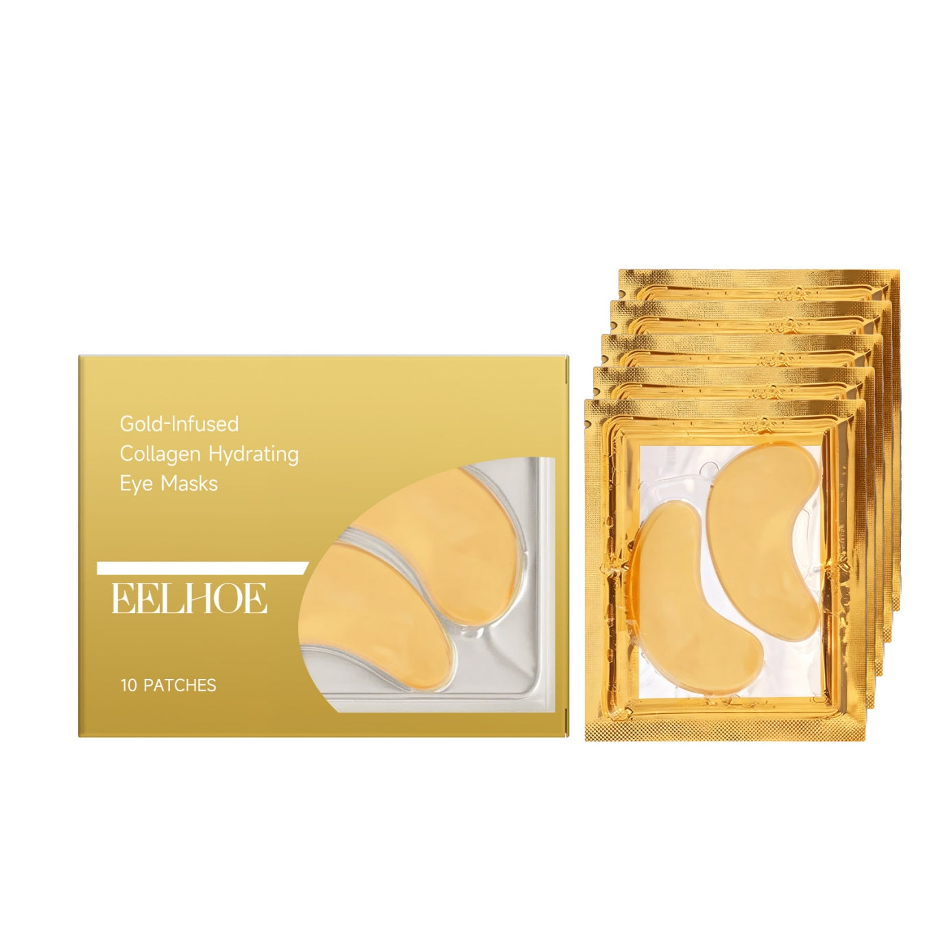 Gold Collagen Vitamin C Hyaluronic Acid Hydrating Face Mask