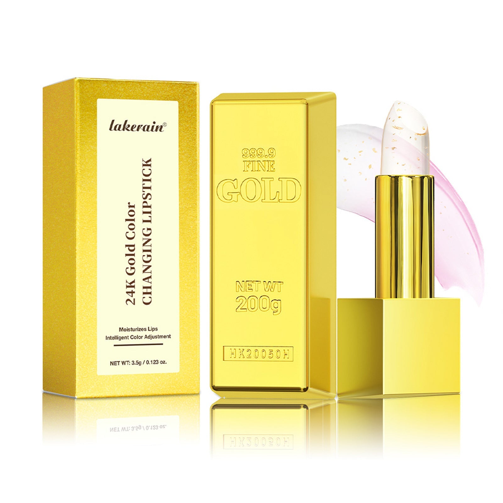 Gold Foil Color Changing Lipstick Long Lasting Moisturizing Makeup - lasting moisturizing gold foil color changing