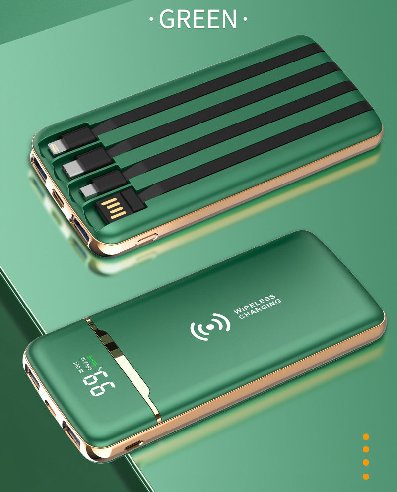 Gold-plated Shared Self-contained Four-wire High-capacity Rechargeable Battery - Gold-Plated High-Capacity Rechargeable