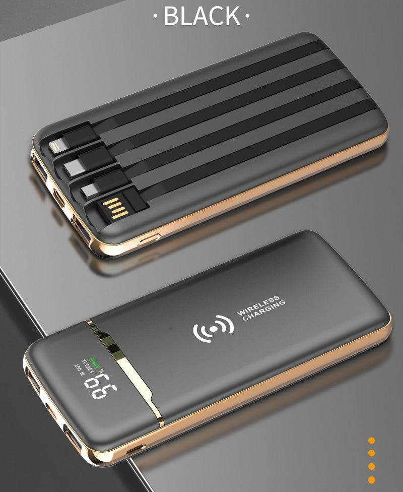 Gold-plated Shared Self-contained Four-wire High-capacity Rechargeable Battery - Gold-Plated High-Capacity Rechargeable