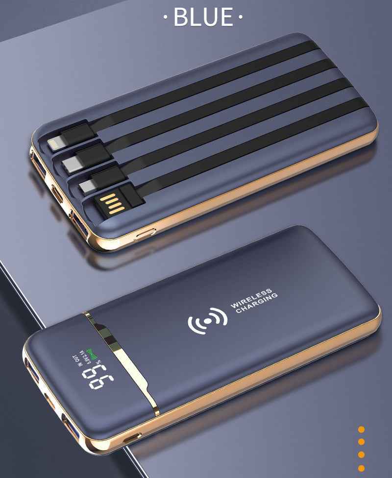 Gold-plated Shared Self-contained Four-wire High-capacity Rechargeable Battery - Gold-Plated High-Capacity Rechargeable