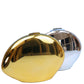 Golden Acrylic Metallic Box Banquet Clutch with Lining and Suitcase Design - Teleplus for Women golden acrylic metallic