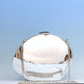 Golden Acrylic Metallic Box Banquet Clutch with Lining and Suitcase Design - Teleplus for Women golden acrylic metallic
