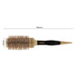 Golden Nylon Wool Ceramic Tube Rolling Comb with Pointed Tail for Hair Styling - Teleplus thermal conductive air