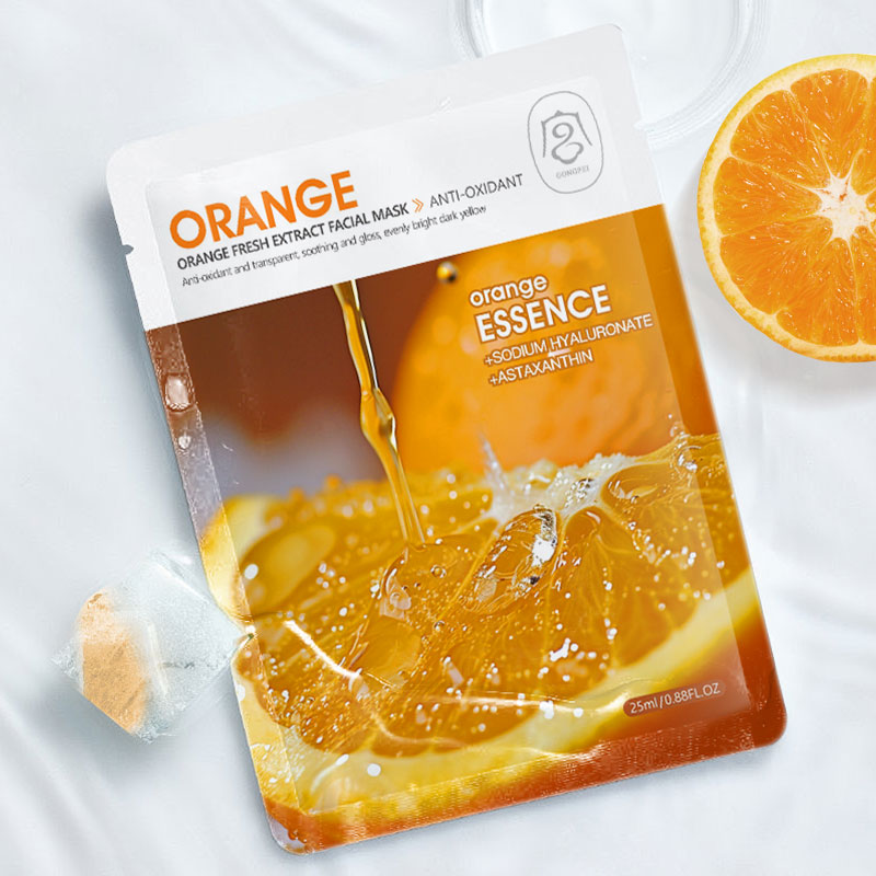 Gongpei Fresh Extract Face Mask Avocado and Orange Whitening Set - fresh extract whitening face mask sheet 25ml
