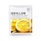 Gongpei Fresh Extract Face Mask Avocado and Orange Whitening Set - fresh extract whitening face mask sheet 25ml