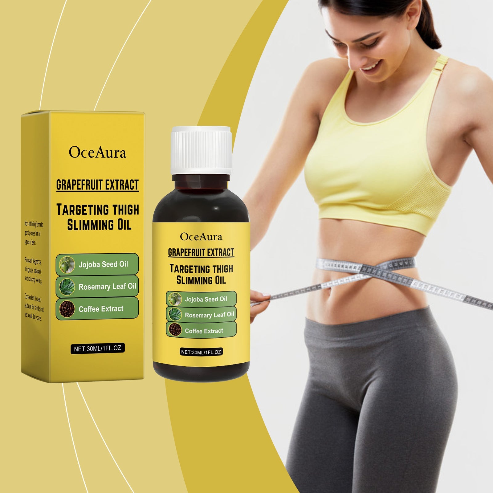 Grapefruit and Jojoba Treatment Oil for Skin Hair Care 30ml - treatment oil