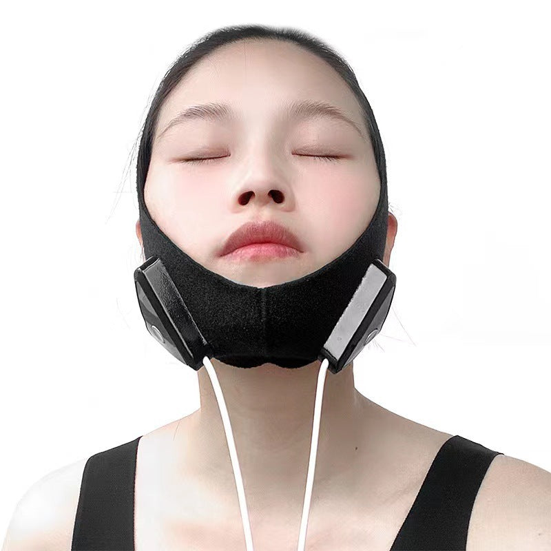 Black Graphene Plastic Face Mesh V-Face Instrument for Home Facial Care - a Breathable Vibe graphene plastic face mesh