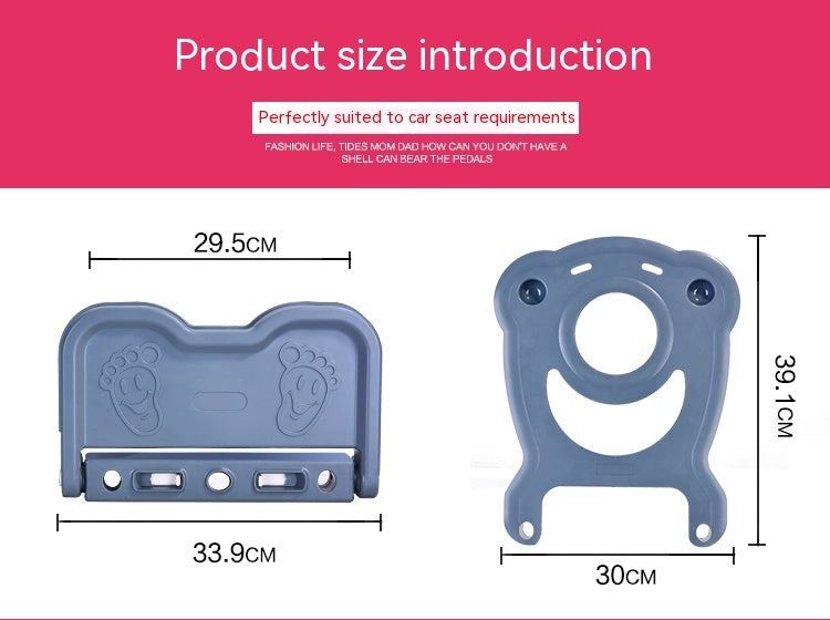 Gray Foot Pedal for Safety Seat Suitable Children in the United States - Boost Your Game with a Pad of Fun united