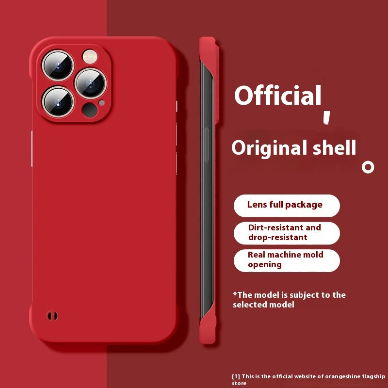 Green Silicone Phone Case Skin Feeling Frameless for iPhone Compatible with Non-Apple Brands - Teleplus phone case skin