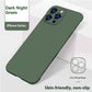 Green Silicone Phone Case Skin Feeling Frameless for iPhone Compatible with Non-Apple Brands - Teleplus phone case skin