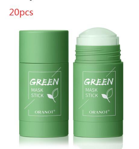 Green Tea Solid Mud Mask Moisturizing Deep - Green Tea Mud Mask for Deep Cleansing Fun