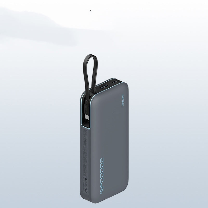 Gulf Blue Power Bank with Fast Charge and Cable Compatibility - Teleplus power bank fast charge cable