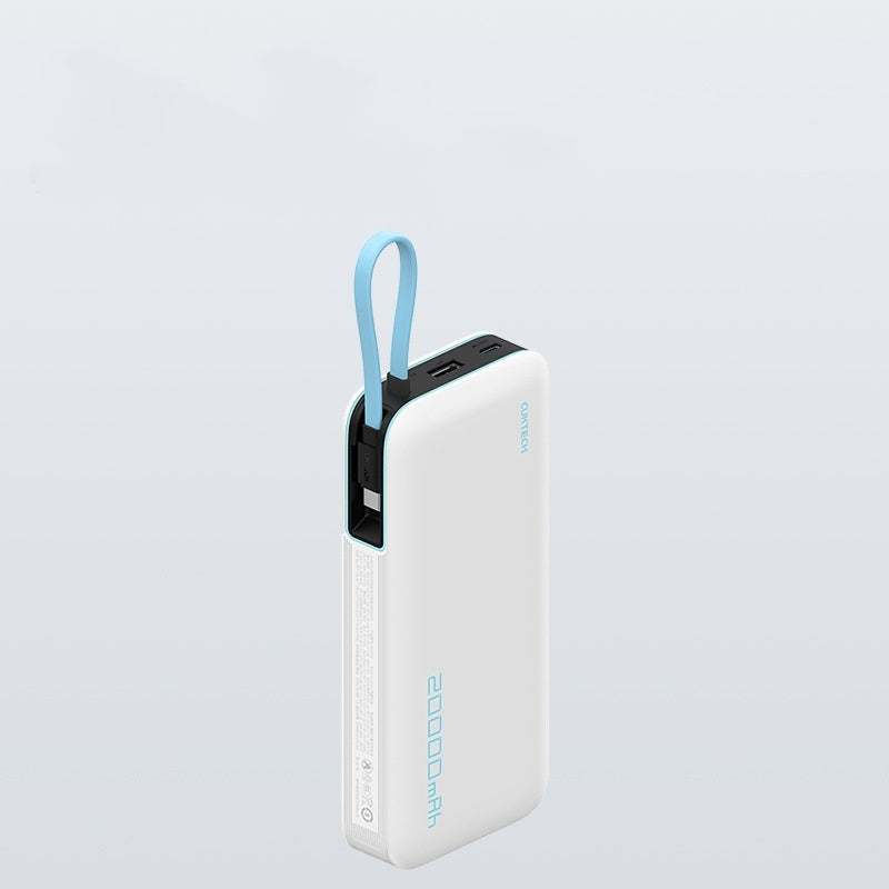 Gulf Blue Power Bank with Fast Charge and Cable Compatibility - Teleplus power bank fast charge cable