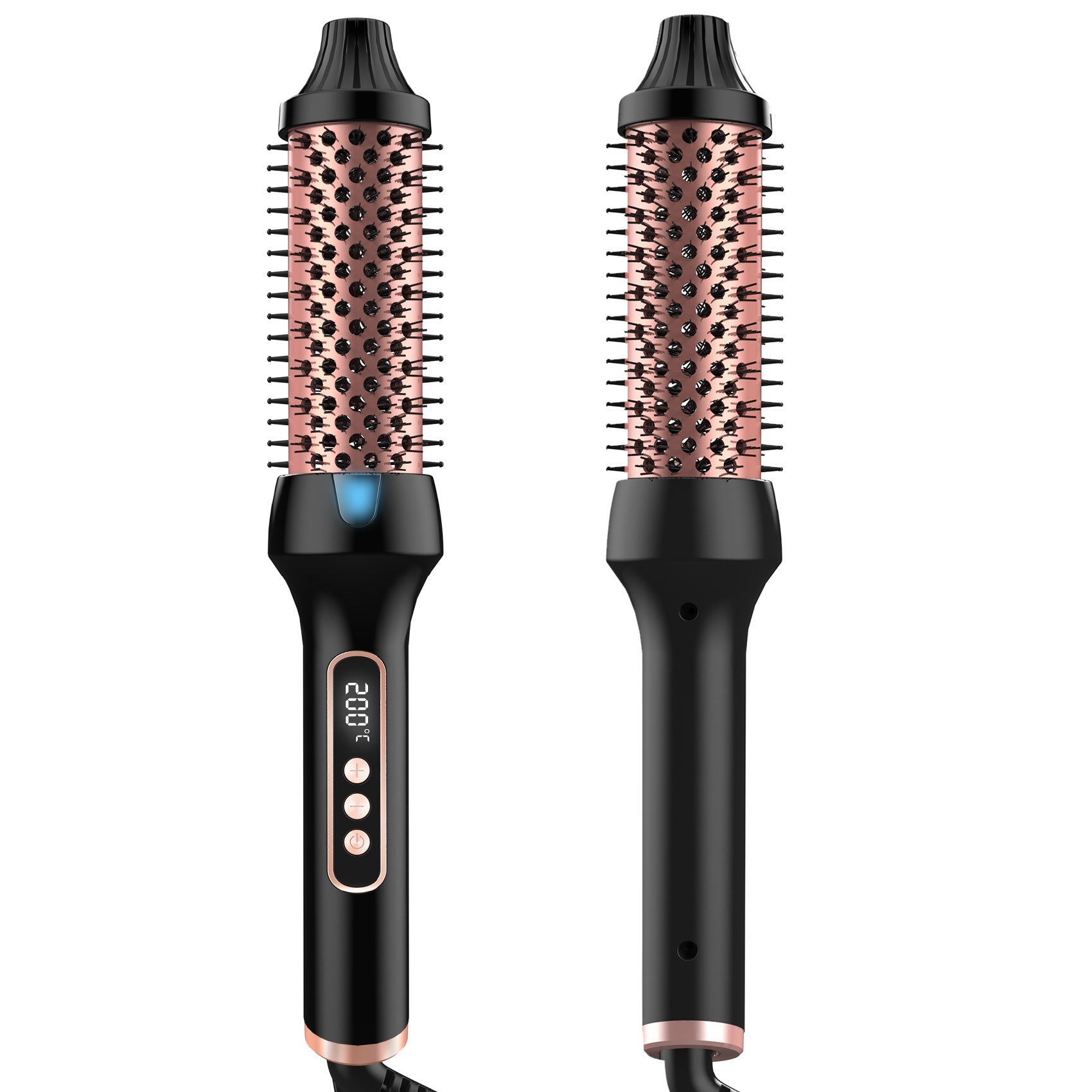 Hair Anion Straight Curling Combo with Roller Comb and Dual PTC Heating - Teleplus hair anion straight curling roller