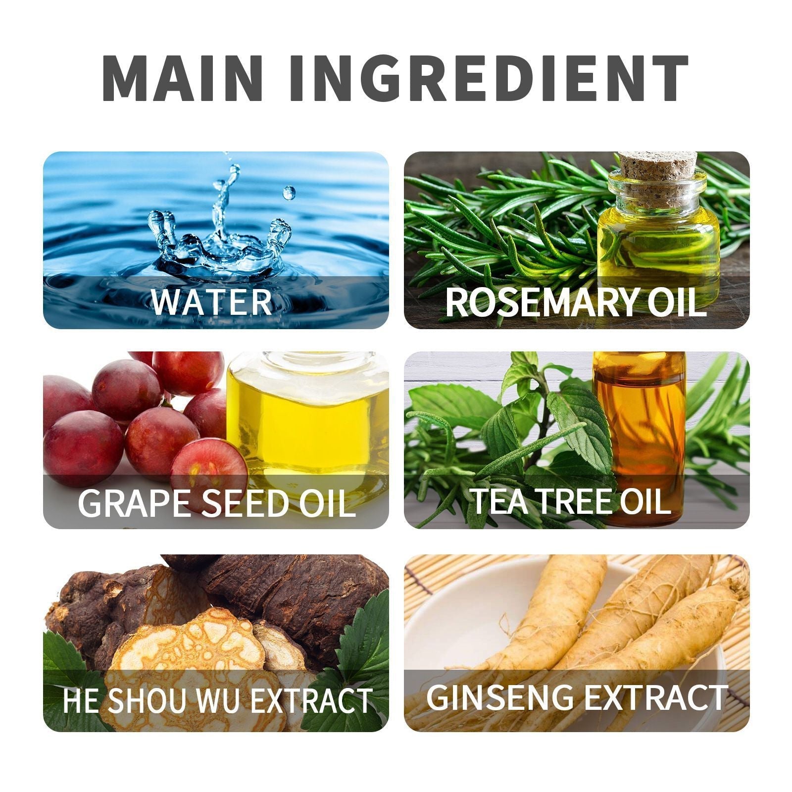 Hair Care Bottles Set 7pcs 2ml Travel Size for Treatments - Teleplus hair care bottles set travel