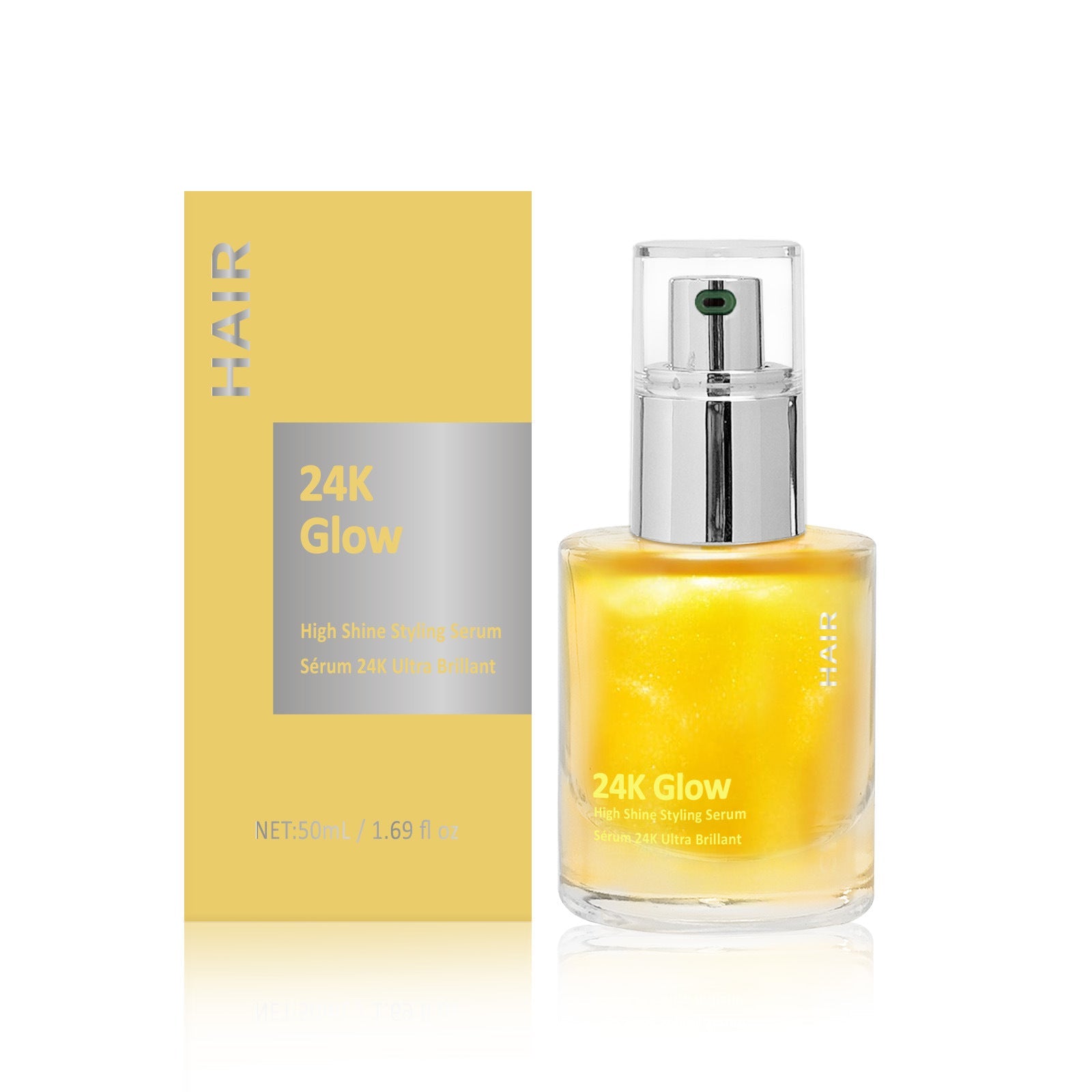 Hair Care Essential Oil for Frizz Control and Gold Ribbon Treatment - Teleplus 50ml hair care essential