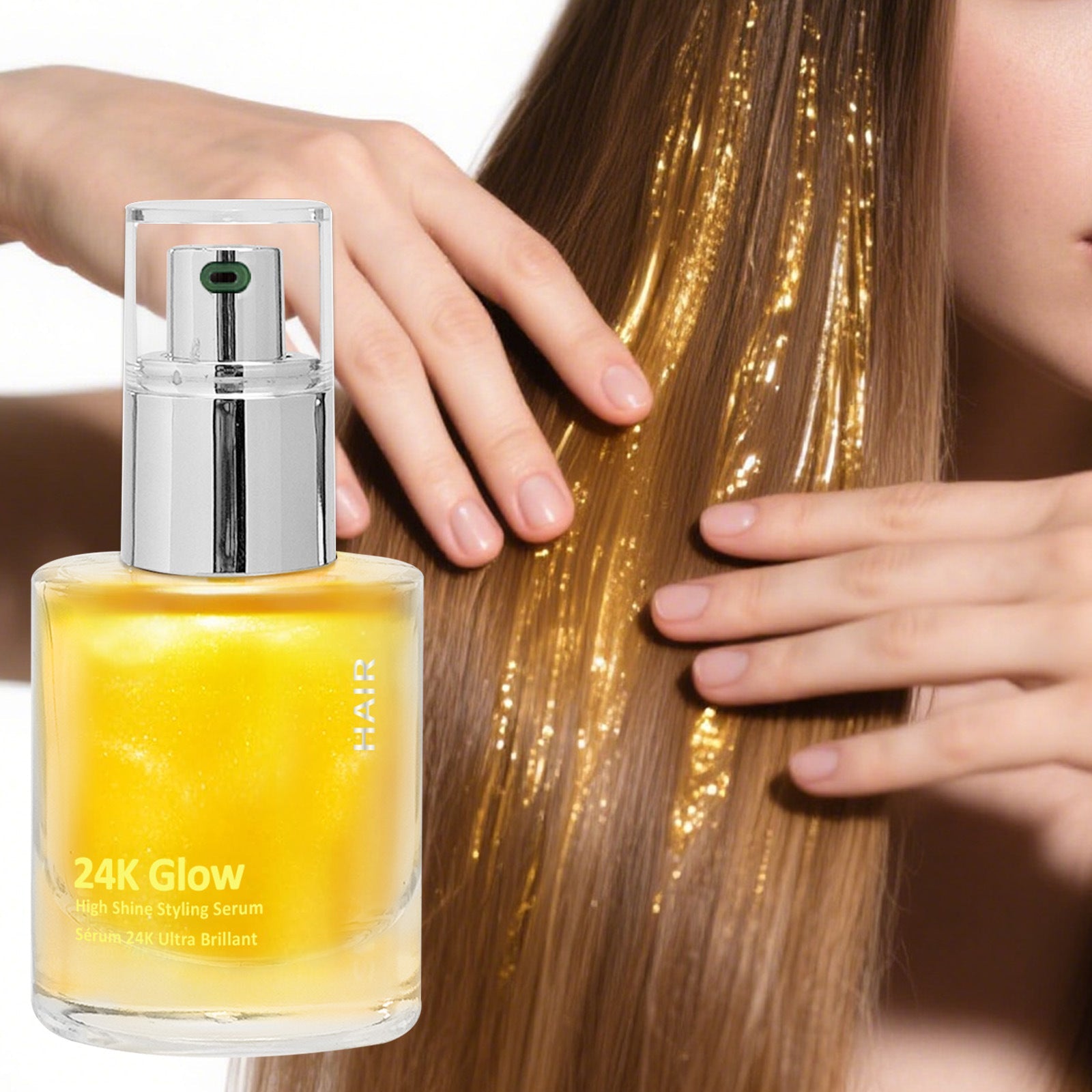 Hair Care Essential Oil for Frizz Control and Gold Ribbon Treatment - Teleplus 50ml hair care essential