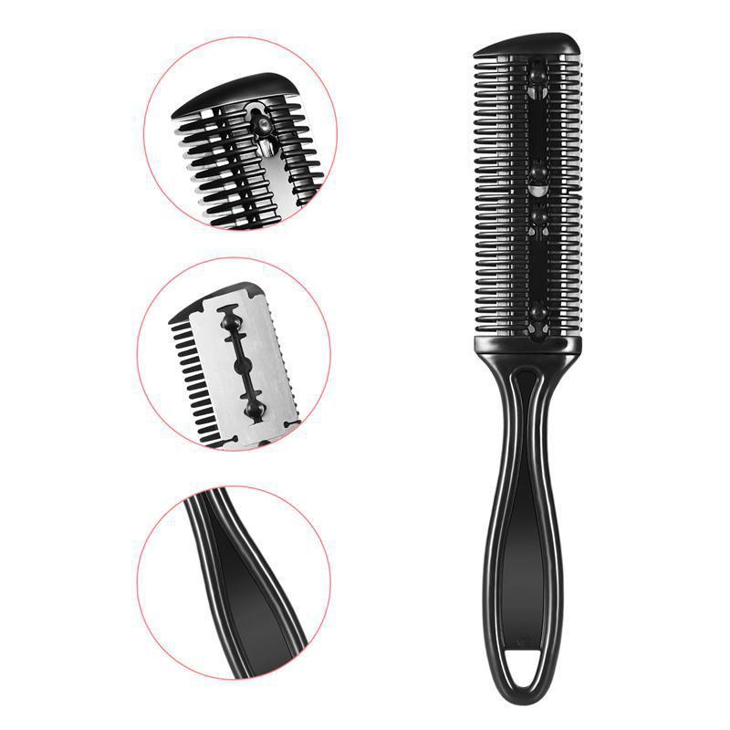 Hair Cutting Comb with Shaving Brush for Bangs Repairer - Teleplus hair cutting brush bangs repairer