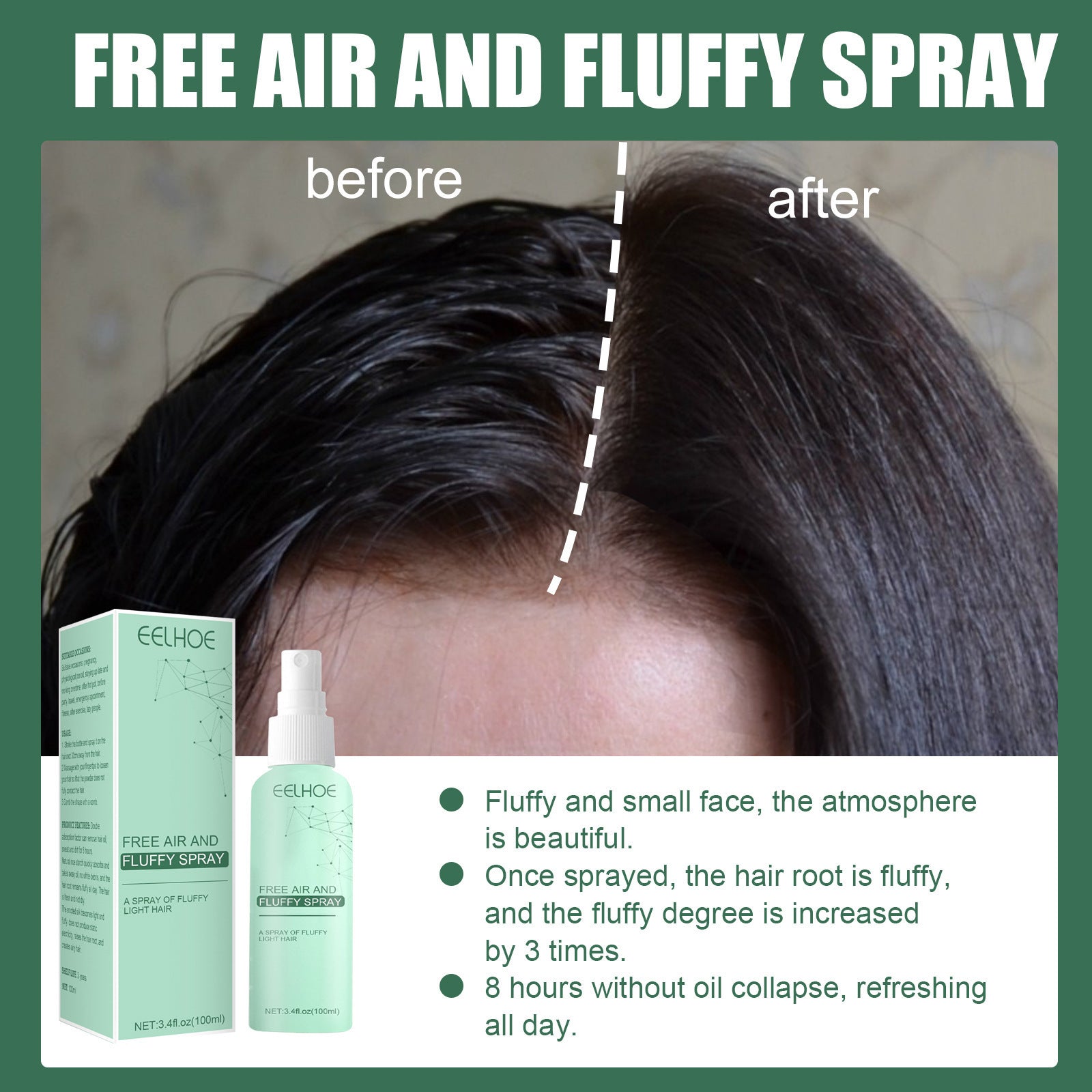 Fluffy Degreasing Head Spray for Hair Dryer Air and - Magic hair dryer air fluffy degreasing head