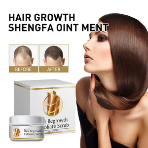 Hair Exfoliating Scrub for Scalp Cleansing with Sea Salt and Hyaluronic Acid - Your Way to a Happy hair exfoliating