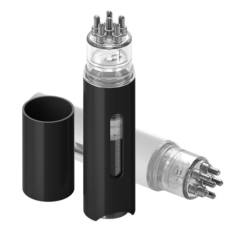 Black White Red 6-Pin Liquid Visual Warehouse for Hair Growth and Solidification Guide - Comb Your Way to with Fun