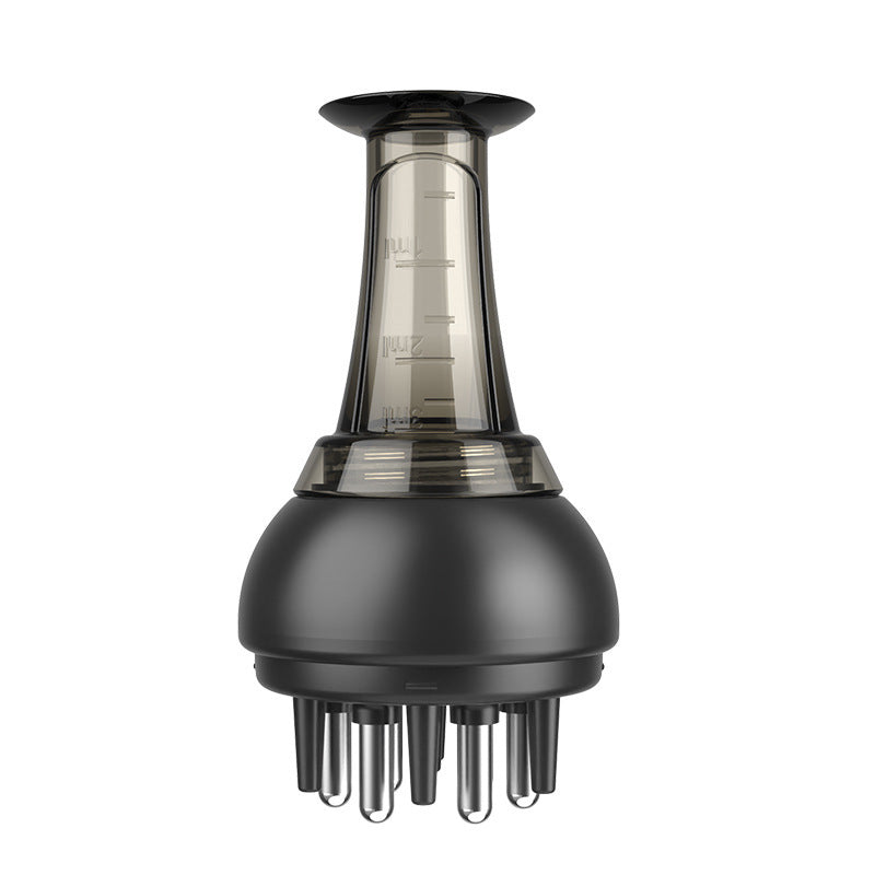 Black White Red 6-Pin Liquid Visual Warehouse for Hair Growth and Solidification Guide - Comb Your Way to with Fun