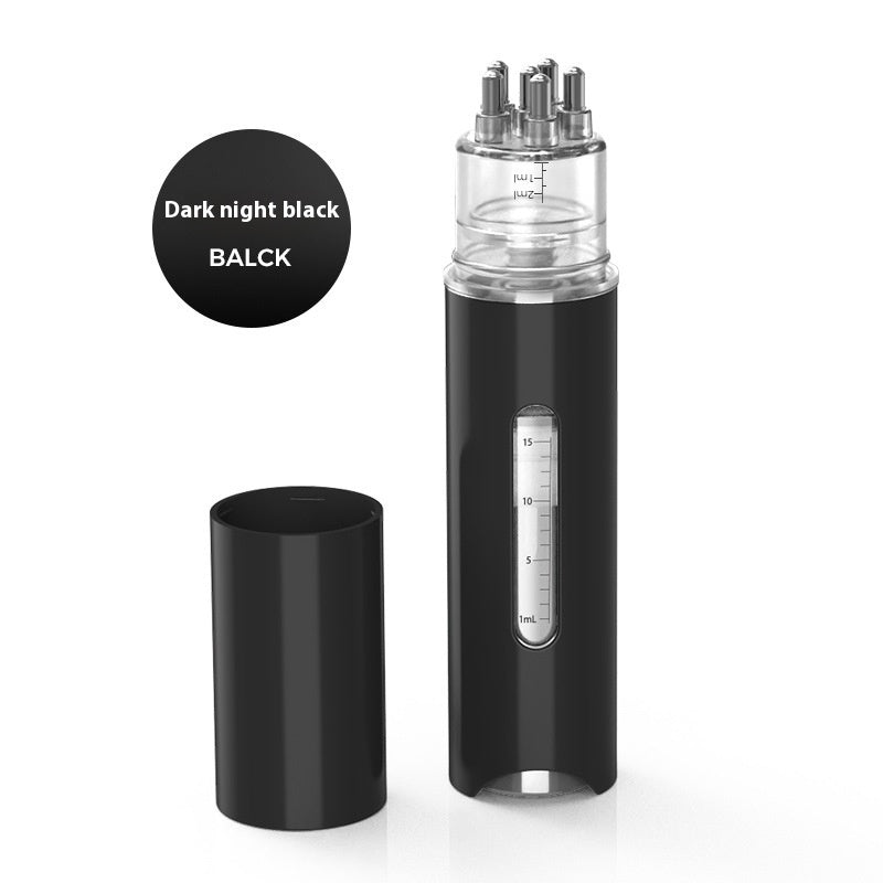 Black White Red 6-Pin Liquid Visual Warehouse for Hair Growth and Solidification Guide - Comb Your Way to with Fun