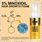 Hair Growth Moisturizing Serum with Minodil and Turmeric Extract for Preventing Loss - a Scalp Rescue Mission hair