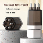 Hexagonal Ball Massage for Hair Growth Spacer and Inhaler 15ml Set - Comb Fun hair growth spacer inhaler hexagonal ball