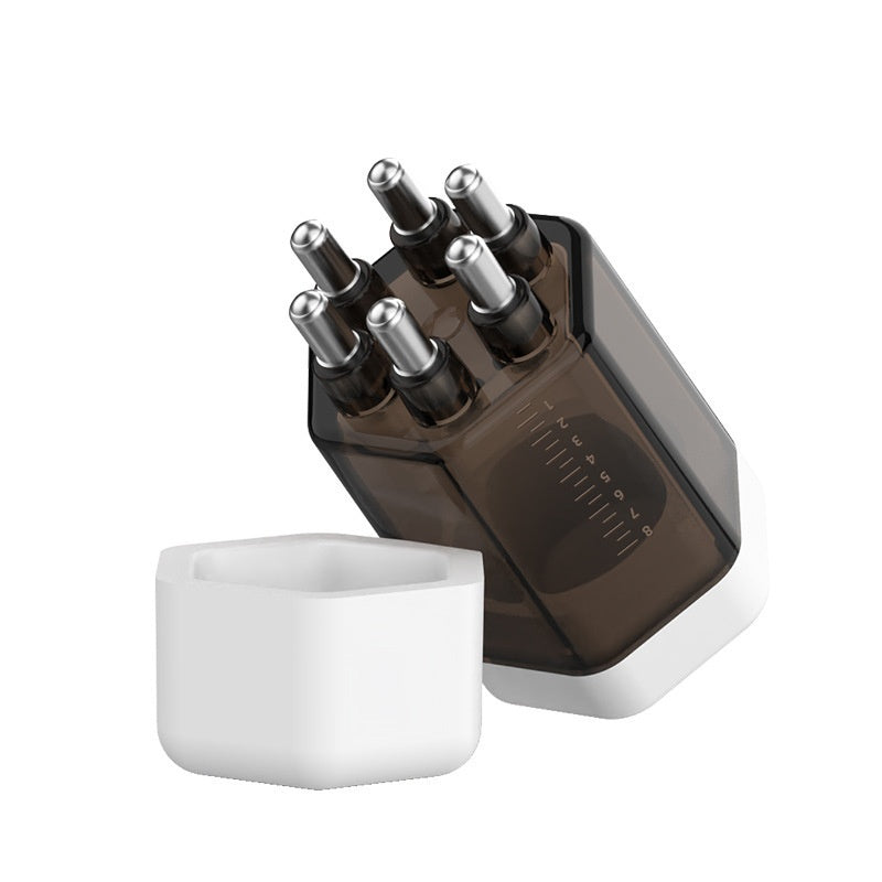 Hexagonal Ball Massage for Hair Growth Spacer and Inhaler 15ml Set - Comb Fun hair growth spacer inhaler hexagonal ball