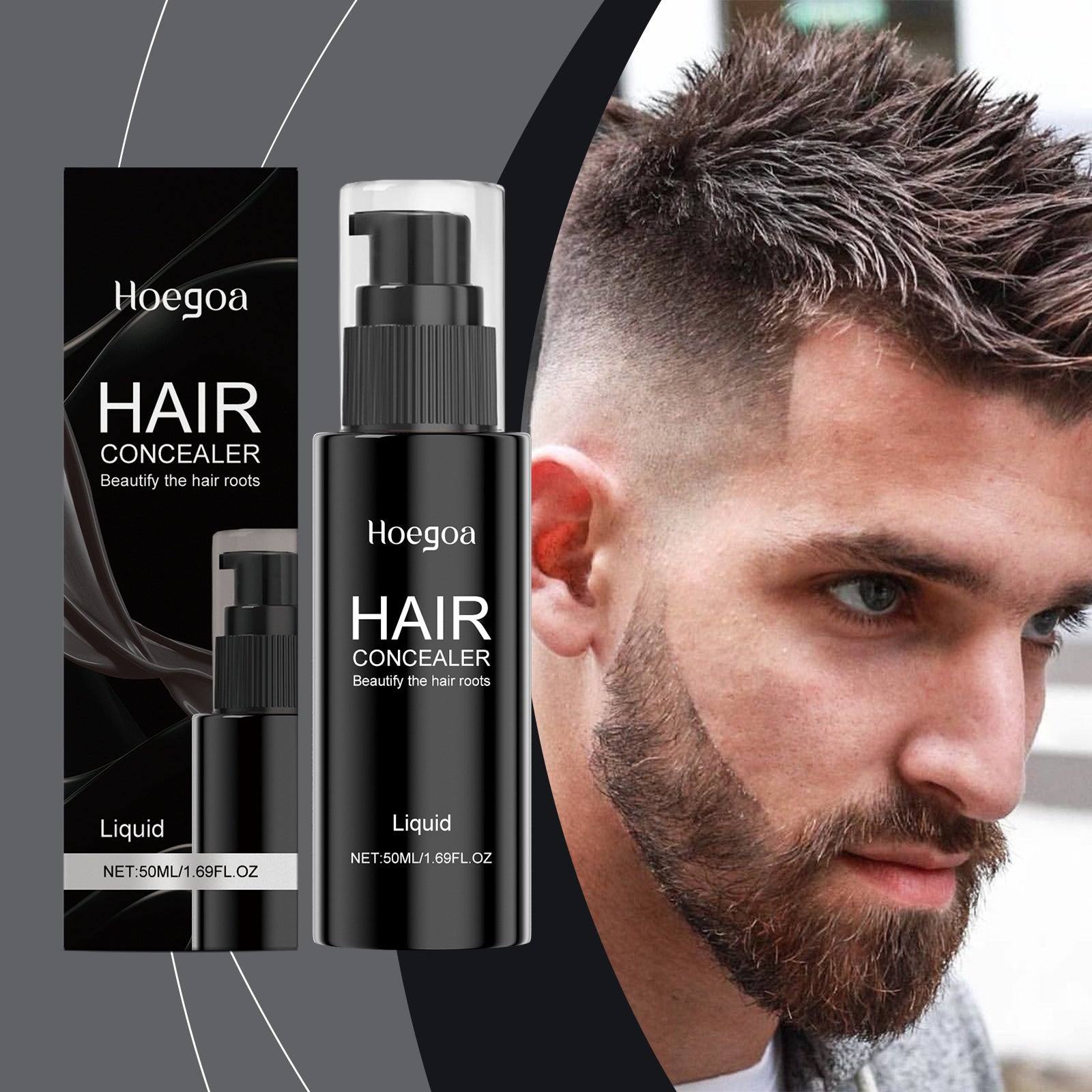 Hair Liquid Concealer for Thinning with Hyaluronic Acid 50ml - Teleplus hair liquid concealer hyaluronic acid