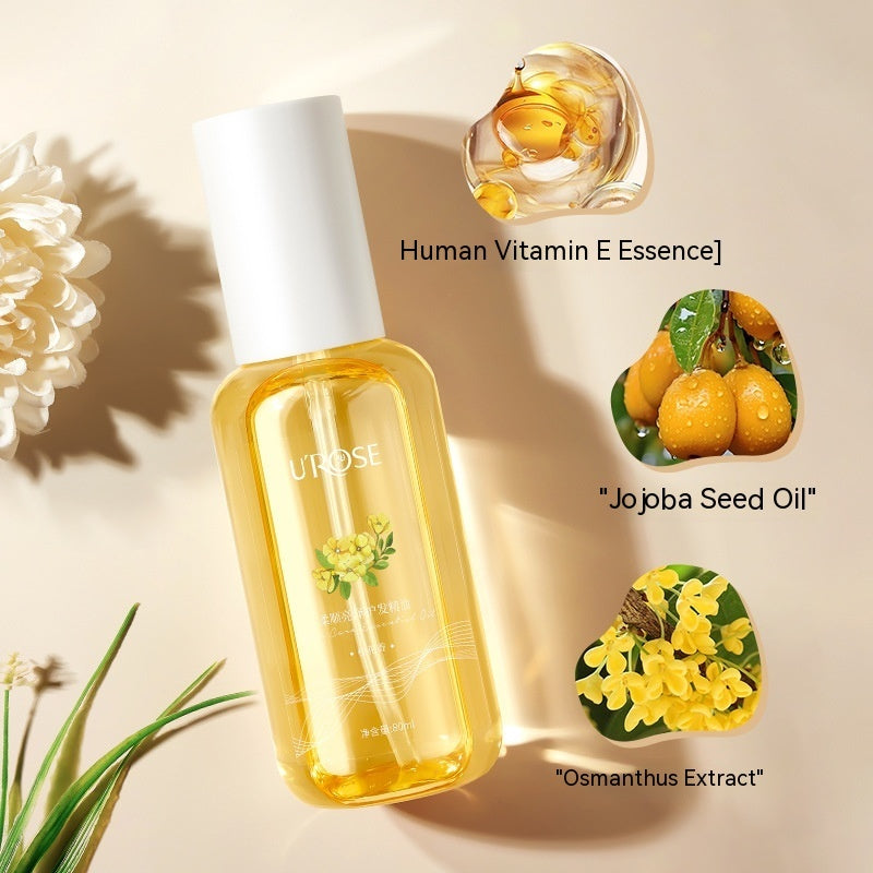 Hair Oil for Frizzy Dry Damaged Repair with Gardenia Osmanthus Scent - Teleplus