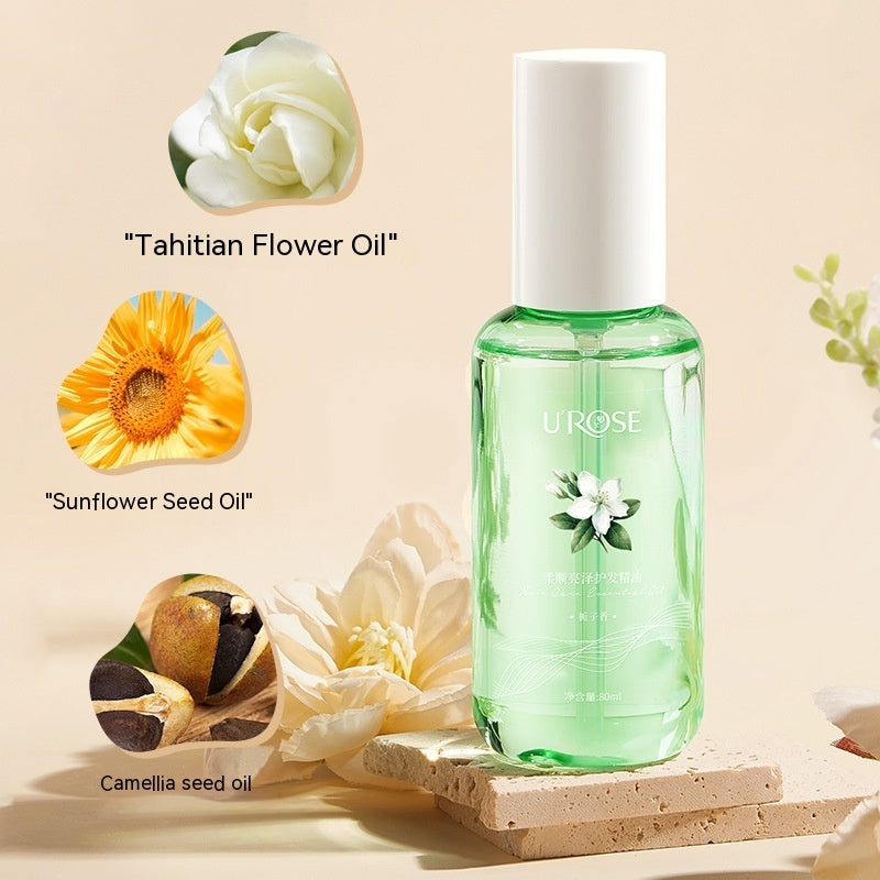 Hair Oil for Frizzy Dry Damaged Repair with Gardenia Osmanthus Scent - Teleplus