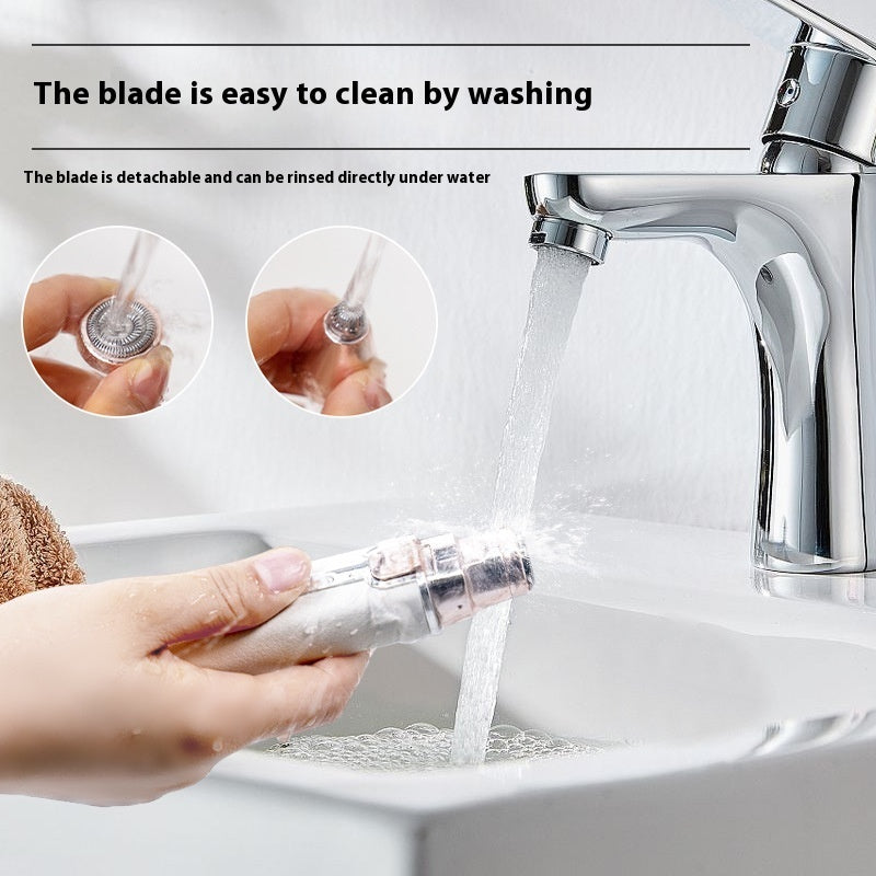 Hair Removal Device Electric Shaver Facial Cleanser with Data Cable - Teleplus hair removal