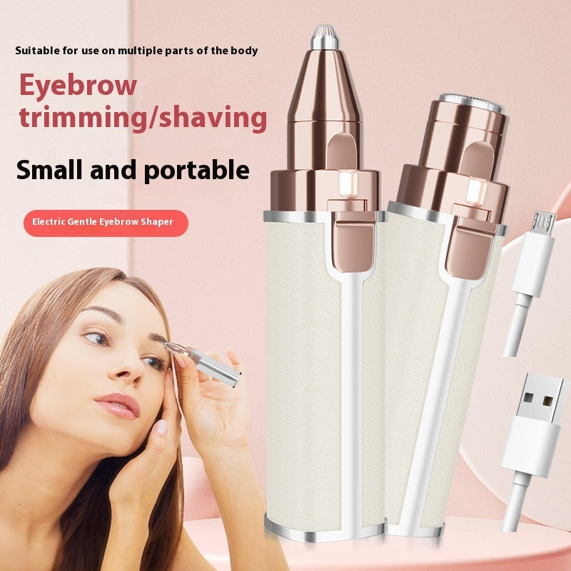 Hair Removal Device Electric Shaver Facial Cleanser with Data Cable - Teleplus hair removal