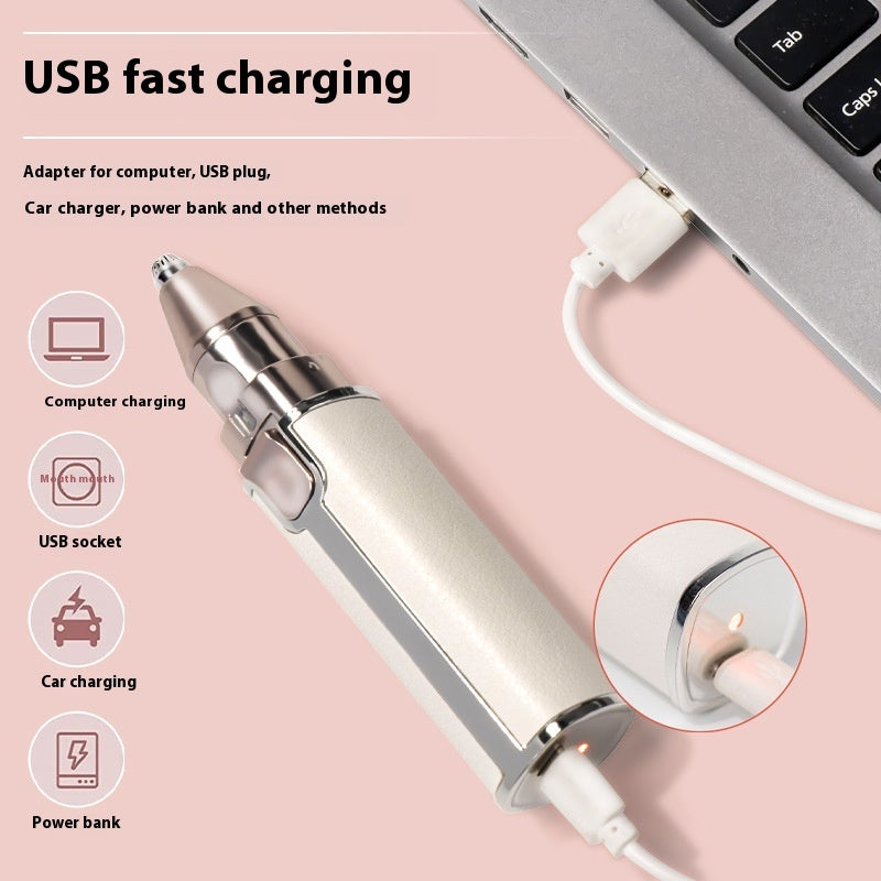 Hair Removal Device Electric Shaver Facial Cleanser with Data Cable - Teleplus hair removal