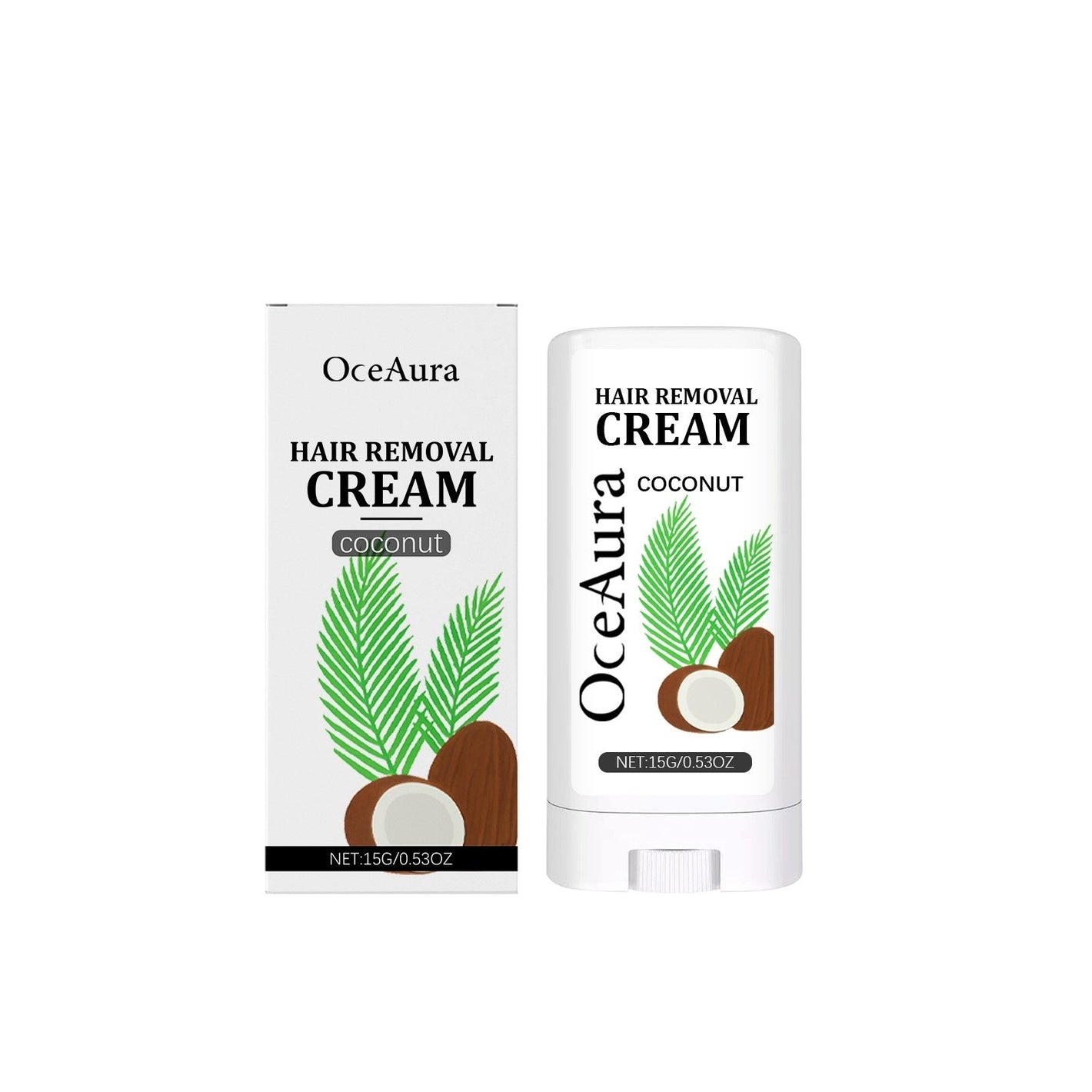 Hair Removal Shaving Stick with Coconut Extract and Mineral Oil for Smooth Skin - hair removal shaving stick mineral