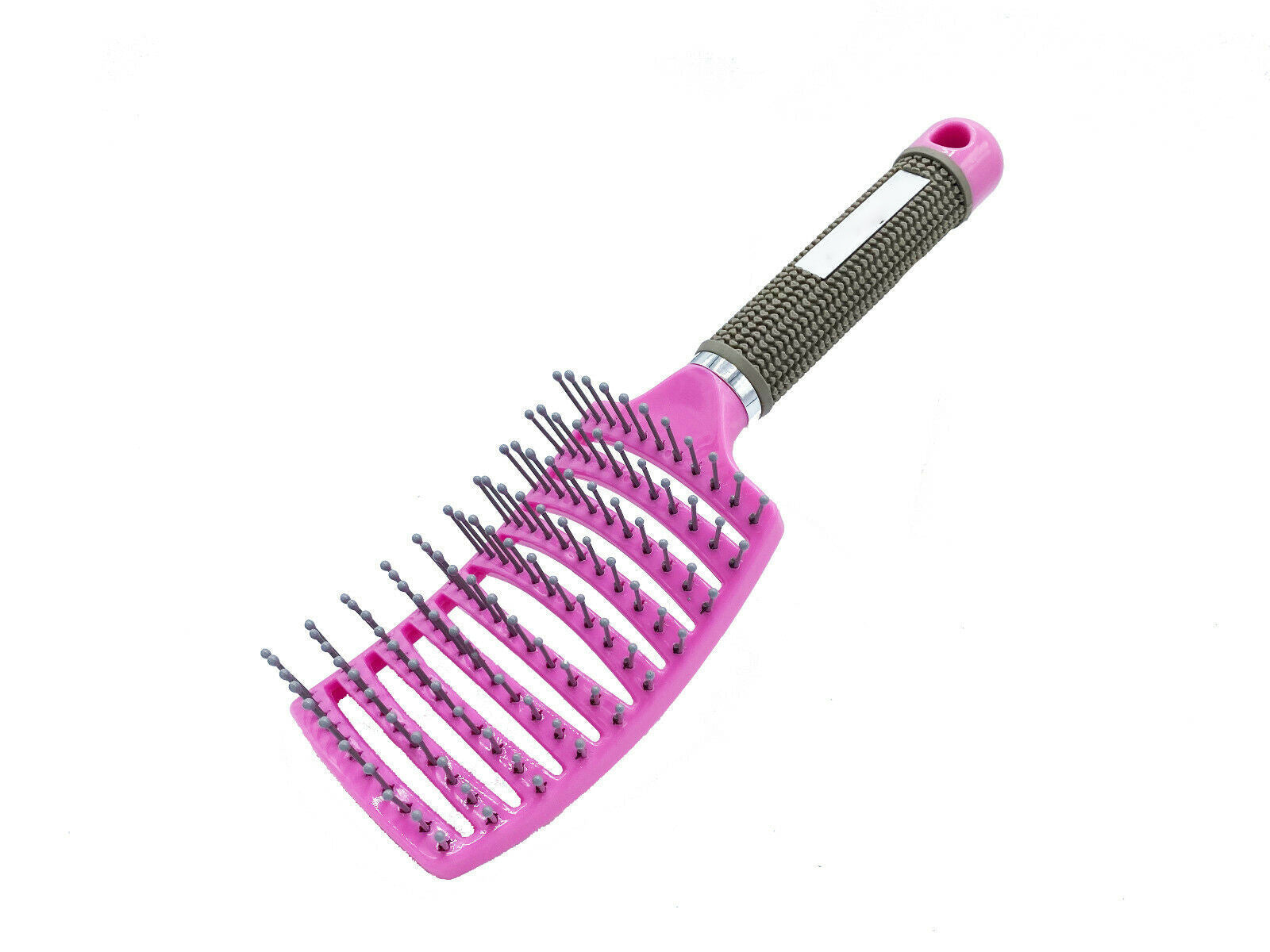 Hair Scalp Massage Brush with Curved Vented Styling for Head Care - Teleplus hair scalp massage brush curved vented