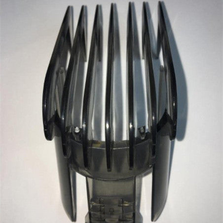 Black ABS and metal positioning comb for hair scissors electric - Transform Haircuts with Our Scissors Positioning Comb