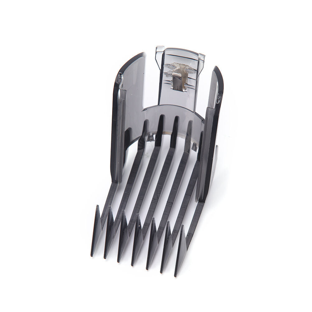Black ABS and metal positioning comb for hair scissors electric - Transform Haircuts with Our Scissors Positioning Comb