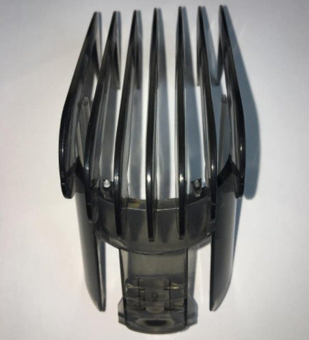 Black ABS and metal positioning comb for hair scissors electric - Transform Haircuts with Our Scissors Positioning Comb