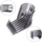 Black ABS and metal positioning comb for hair scissors electric - Transform Haircuts with Our Scissors Positioning Comb