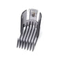 Black ABS and metal positioning comb for hair scissors electric - Transform Haircuts with Our Scissors Positioning Comb