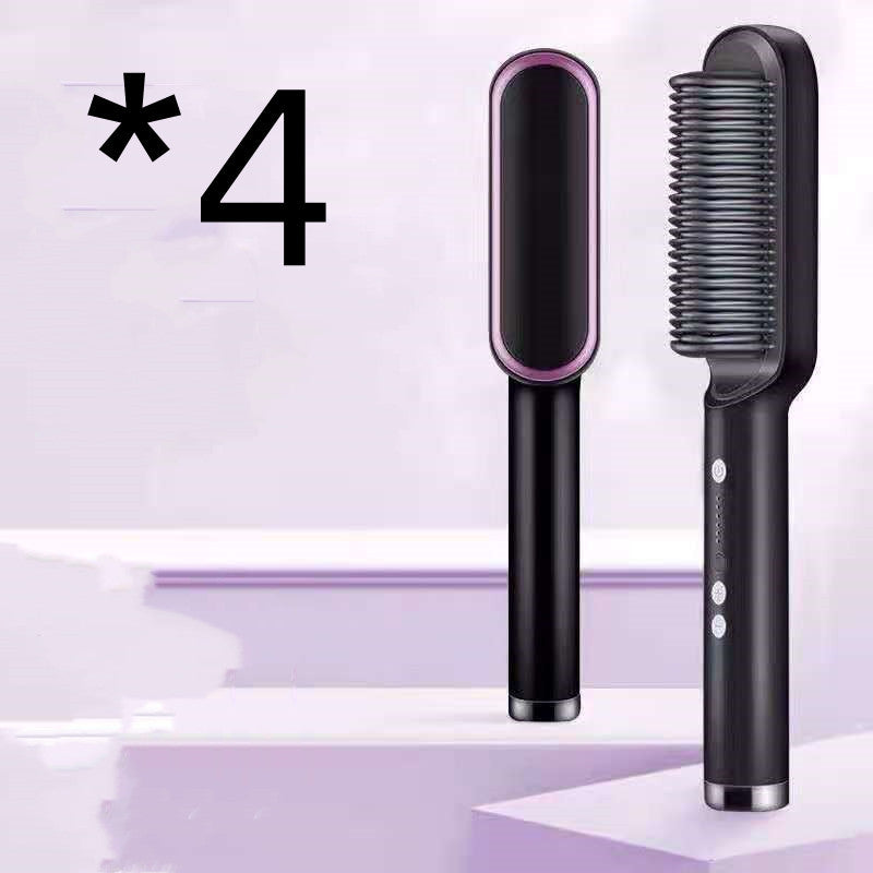 Hair Straightener Hot Comb with Anti-Scald and Negative Ion Curling Technology - Teleplus hair straightener hot comb