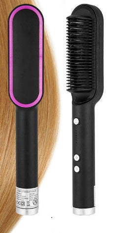 Hair Straightener Hot Comb with Anti-Scald and Negative Ion Curling Technology - Teleplus hair straightener hot comb