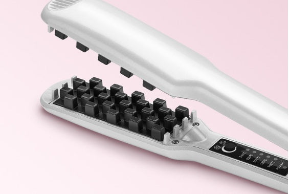 Hair Straightener with Tourmaline Ceramic Heat Conductor and Adjustable Temperature - Teleplus hair fluffy splint tin