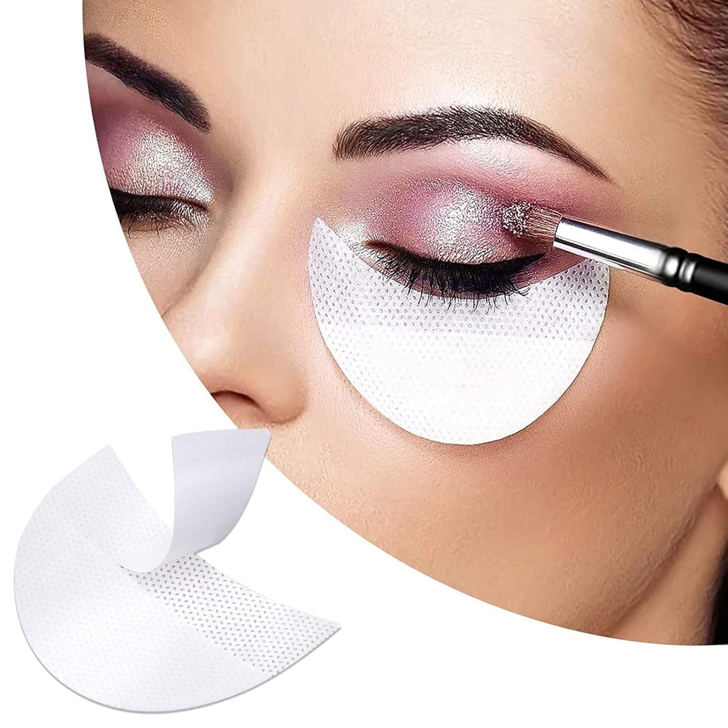 Half Moon Makeup Shield for Under Eye Protection and Lip - Teleplus half moon makeup shield residue teleplus